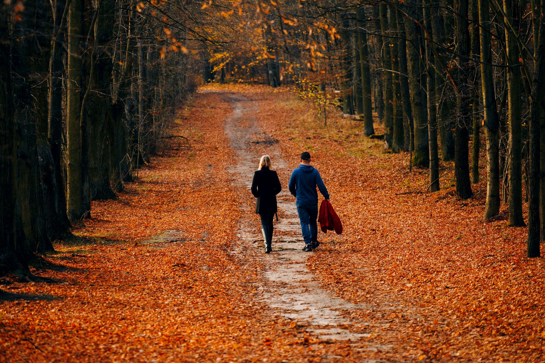 Samen wandelen en praten in de natuur